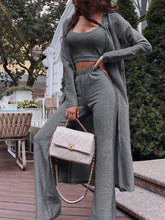 Load image into Gallery viewer, Solid Color Fashion Casual Loose Three-piece Suit
