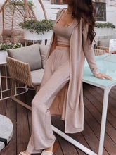 Load image into Gallery viewer, Solid Color Fashion Casual Loose Three-piece Suit
