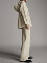 Load image into Gallery viewer, Casual And Comfortable Solid Color Hooded Loose Two-Piece Suit
