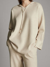 Load image into Gallery viewer, Casual And Comfortable Solid Color Hooded Loose Two-Piece Suit
