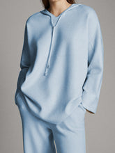 Load image into Gallery viewer, Casual And Comfortable Solid Color Hooded Loose Two-Piece Suit

