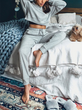 Load image into Gallery viewer, Long-sleeved Pullover Loose Casual Knitted Two-piece Suit
