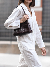 Load image into Gallery viewer, Fashion Shirt V-neck High Waist Casual Solid Color Jumpsuit
