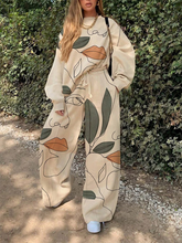 Load image into Gallery viewer, Casual Fashion Print Pants Sweatshirt Two Piece Sets
