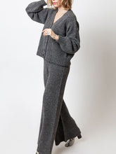 Load image into Gallery viewer, Fashion Casual V-Neck Loose Knit Two-Piece Suit
