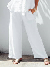 Load image into Gallery viewer, Ladies' Solid Color Casual Loose Two-Piece Suit
