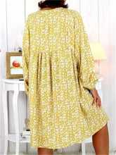 Load image into Gallery viewer, Spring And Summer Pastoral Floral V-Neck Women'S Dress

