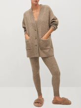 Load image into Gallery viewer, Fashion Casual Knitted Solid Color Three-Piece Suit
