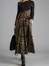 Load image into Gallery viewer, Retro Temperament Pattern Printing Women'S Long Dress
