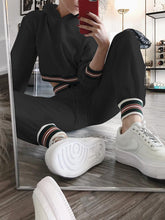 Load image into Gallery viewer, Fashion Hooded Long Sleeve Sports and Leisure Two-piece Suit

