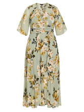 Load image into Gallery viewer, Women'S Fashion Print Plus Size V-Neck Dress
