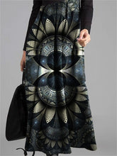 Load image into Gallery viewer, Retro Tribal Print Women'S Long Sleeve Dress

