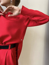 Load image into Gallery viewer, Split Hem Metal Buttons Pants Suit
