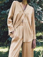 Load image into Gallery viewer, Casual V-Neck Twisted Comfortable Two-Piece Set
