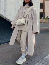 Load image into Gallery viewer, Fashion Casual Knitted Turtleneck Solid Color Two-Piece Suit
