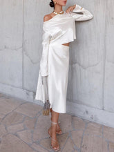 Load image into Gallery viewer, Fashion Elegant Pure Color Casual Two-Piece Suit
