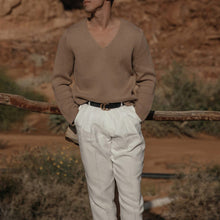 Load image into Gallery viewer, Men'S Modern Casual V-Neck Long-Sleeved Knitted Sweater
