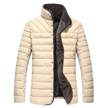 Load image into Gallery viewer, Men'S Fashion Autumn And Winter Warm Plush Down Jacket
