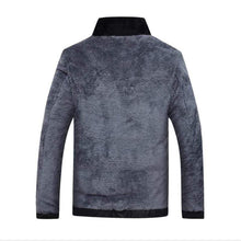 Load image into Gallery viewer, Pure Color Fashion Warm Standing Collar Zipper Cashmere Jacket
