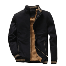 Load image into Gallery viewer, Men'S Fashion Contrast Color Warm Cashmere Stand Collar Coat
