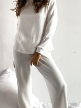Load image into Gallery viewer, Half-High Collar Top Casual Two-Piece Suit
