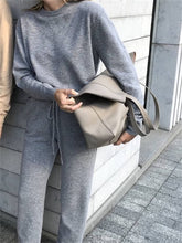 Load image into Gallery viewer, Pure Color Casual And Comfortable Women'S Knitted Suit
