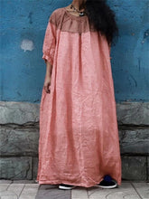 Load image into Gallery viewer, Spring and summer romantic women's big swing dress
