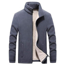 Load image into Gallery viewer, Men'S Warm Casual Stand-Collar Zipper Wool Coat
