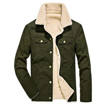 Load image into Gallery viewer, 达不到供应链要求，产品下架Men'S Autumn And Winter Warm Casual Plush Lapel Jacket
