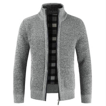 Load image into Gallery viewer, Autumn And Winter Warm Casual Stand-Up Collar Zipper Jacket
