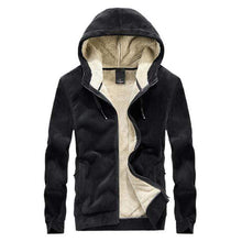 Load image into Gallery viewer, Men'S Warm Casual Stand-Collar Hooded Jacket

