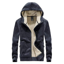 Load image into Gallery viewer, Men'S Warm Casual Stand-Collar Hooded Jacket
