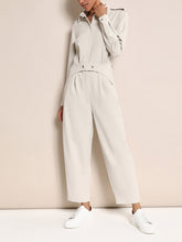 Load image into Gallery viewer, Long Sleeves lapel Button Pants Jumpsuit
