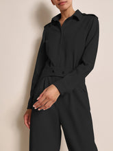 Load image into Gallery viewer, Long Sleeves lapel Button Pants Jumpsuit

