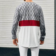 Load image into Gallery viewer, Casual Men&#39;S Round Neck Stitching Long Sleeve T-Shirt
