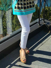Load image into Gallery viewer, Women'S Leisure Vacation Style Printed Round Neck Two-Piece Suit
