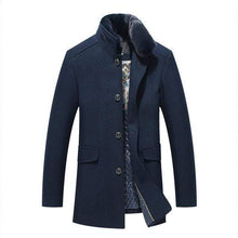 Load image into Gallery viewer, Men'S Warm And Fashionable Casual Wool Trench Coat
