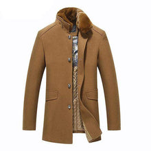 Load image into Gallery viewer, Men'S Warm And Fashionable Casual Wool Trench Coat
