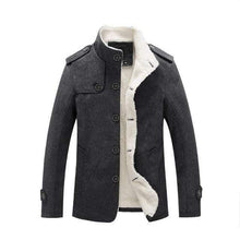 Load image into Gallery viewer, Fashionable Autumn And Winter Stand-Collar Warm Wool Coat
