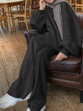 Load image into Gallery viewer, Fashion Solid Color Loose Casual Two-Piece Suit
