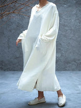 Load image into Gallery viewer, Vintage Casual V-Neck Women'S Dress
