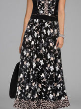 Load image into Gallery viewer, Fashionable And Elegant Printed Long V-Neck A-Line Dress
