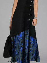 Load image into Gallery viewer, Fashion Retro Long V-Neck A-Line Casual Dress
