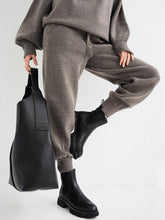 Load image into Gallery viewer, Knitted Lantern Sleeves Cosy Two-Piece Suit
