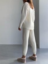 Load image into Gallery viewer, Simple Solid Color Comfortable Women'S Knitted Suit

