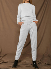 Load image into Gallery viewer, Casual Solid Color Women&#39;S Knitted Suit
