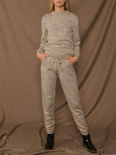 Load image into Gallery viewer, Casual Solid Color Women&#39;S Knitted Suit
