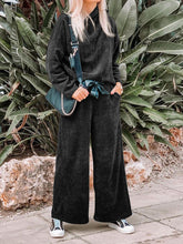 Load image into Gallery viewer, Fashion Loose Long Sleeve Two-Piece Suit
