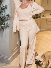 Load image into Gallery viewer, Women'S Comfortable Casual Sling Top Knitted Three-Piece Suit
