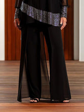 Load image into Gallery viewer, Fashion Casual Stitching Sequin Loose Two-Piece Suit
